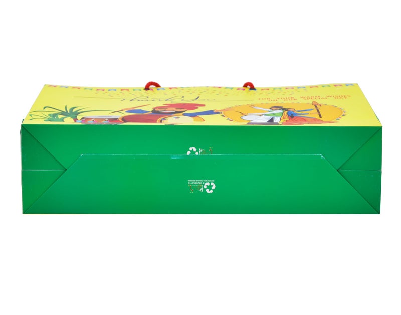 PPJ ® -LOHARI/PUNJABI WEDDING THANK YOU (30 Pcs.) PAPER CARRY BAG, 16 Inch X 12 Inch X 4 Inch for DIWALI/WEDDING/FUNCTION/BIRTHDAY/RETURN GIFTS/CHRISTMAS/GIFT BAGS/GIFT COVERS (Pack of 30) - Image 4