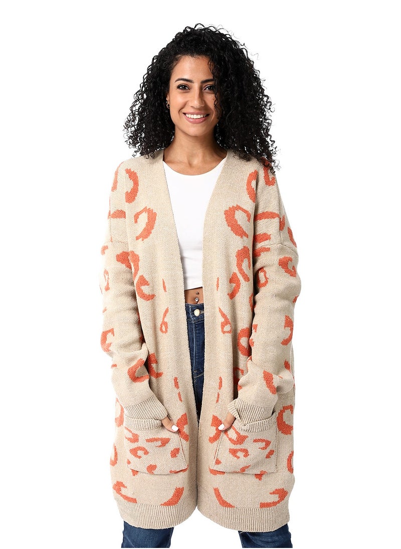 Caesar - Womens Wool Open Cardigan - Image 1