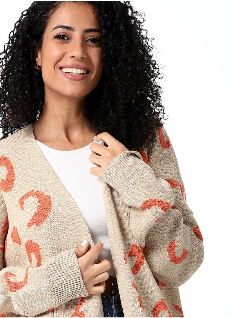 Caesar - Womens Wool Open Cardigan - Image 1