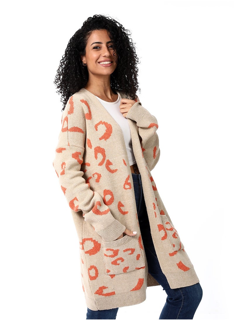 Caesar - Womens Wool Open Cardigan - Image 1