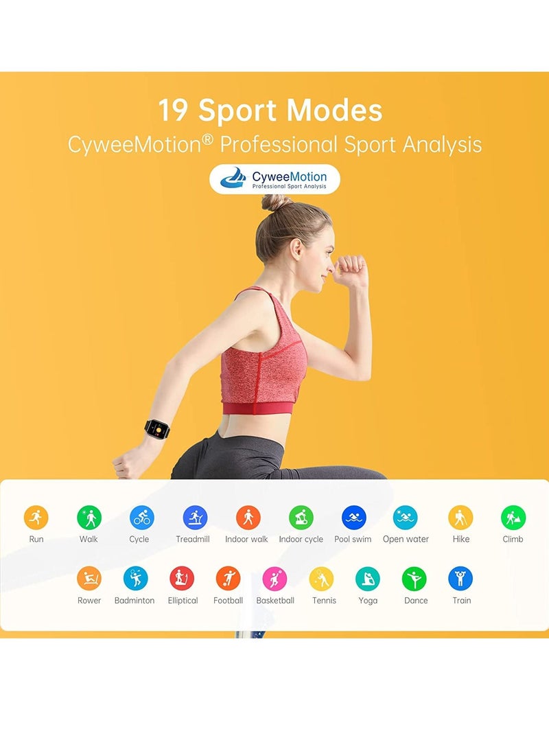 UMIDIGI Smart Watch for Android Phones Compatible with Samsung iPhone,Health and Fitness Tracker,19 Sport Modes,Built-in-GPS, Blood Oxygen(SpO2) Monitoring, 1.7" Touch Screen,Sleeping tracking-Uwatch5 - Image 4