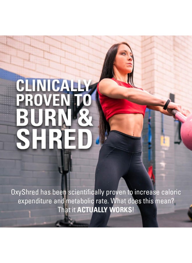 EHP Labs EHPlabs OxyShred Thermogenic Pre Workout Powder & Shredding Supplement - Clinically Proven Preworkout Powder with L Glutamine & Acetyl L Carnitine, Energy Boost Drink - Pink Grapefruit, 60 Servings  - Image 5