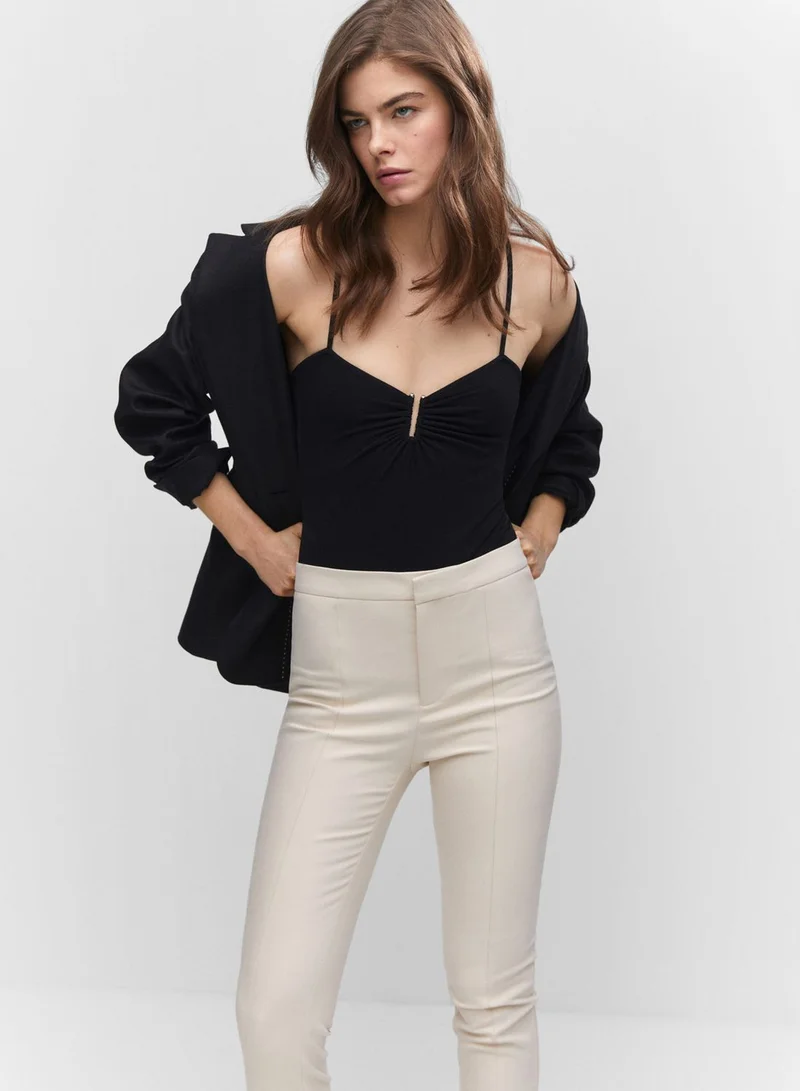 MANGO High Waist Pants