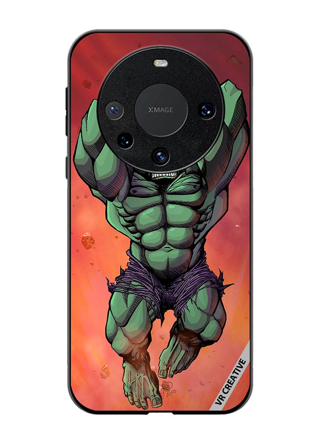 VR CREATIVE Protective Case Cover For Huawei Mate 60 Hulk Angry Design Multicolour - Image 1