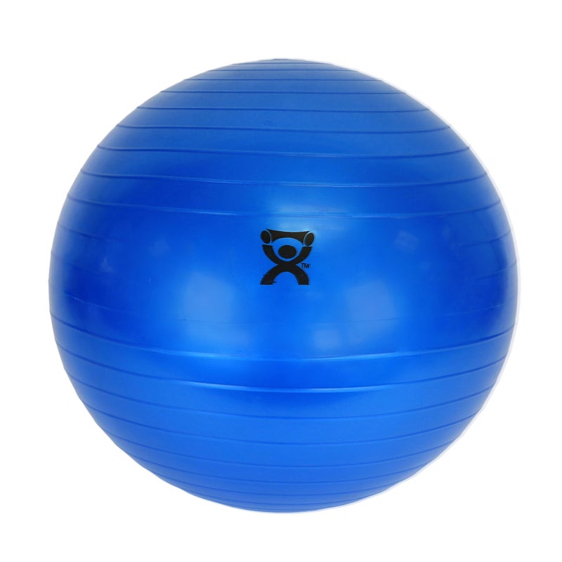 CanDo Inflatable Exercise Ball - Blue 33.5", Durable Extra Thick Non-Slip Stability Ball for Core Workouts, Yoga, Pilates, Active Seating, Physical Therapy, Pregnancy, Home Gym, Flexibility - Image 1