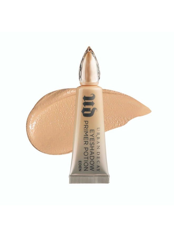 Urban Decay برايمر عيون مات من أوربان ديكاي إيدن، برايمر عيون مات، مظهر مكياج عيون خالي من التجاعيد، ينعّم ويجهز قاعدة الجفن للون نابض، يدوم طوال اليوم، لجميع ألوان البشرة، نباتي - 0.33 أونصة سائلة - Image 1