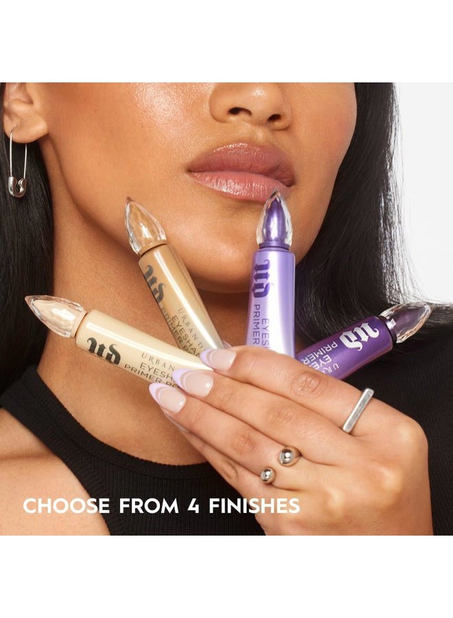 Urban Decay برايمر عيون مات من أوربان ديكاي إيدن، برايمر عيون مات، مظهر مكياج عيون خالي من التجاعيد، ينعّم ويجهز قاعدة الجفن للون نابض، يدوم طوال اليوم، لجميع ألوان البشرة، نباتي - 0.33 أونصة سائلة - Image 5