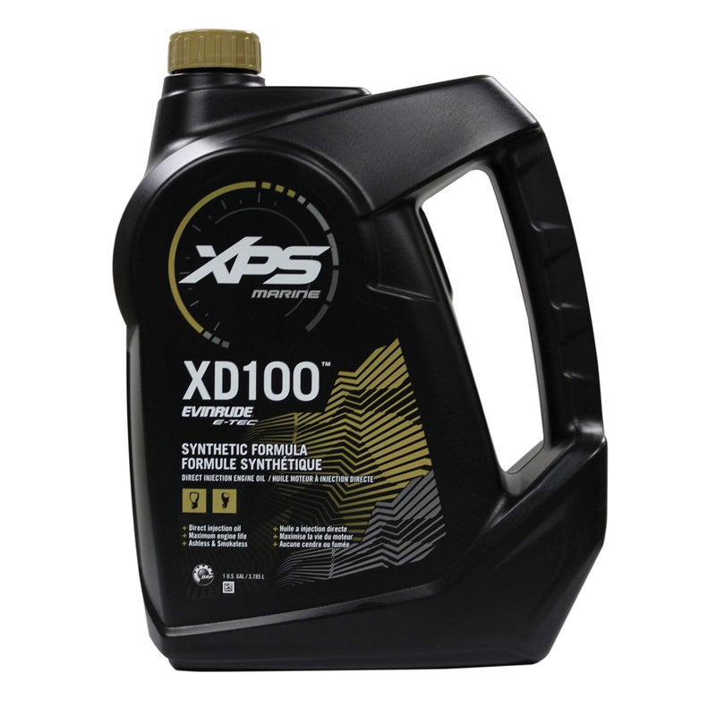زيت إيفينرود جونسون 764357 E-TEC XD 100 تركيبة صناعية 2-دورة، 1 جالون