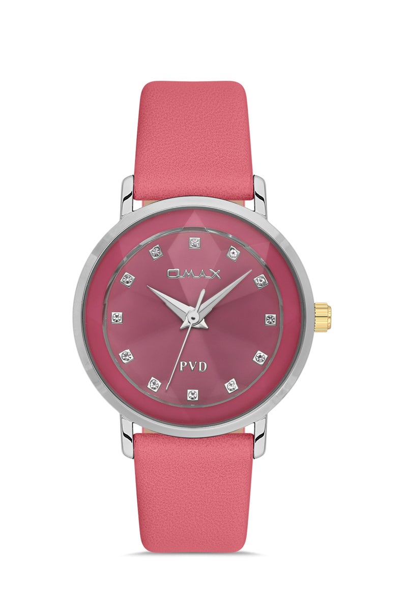 OMAX Women’s Wrist-Watch | Analog | Leather Strap | Elegant Design - Image 1
