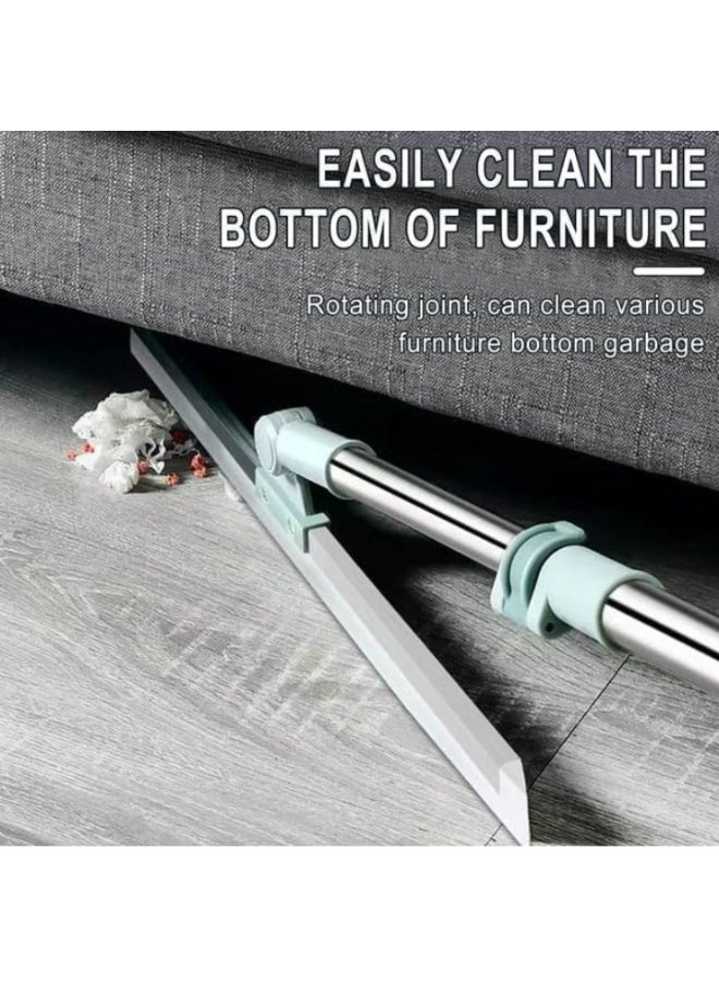 TAJ BAZAAR Magic Broom, Household Silicone Besom, Stainless Steel Telescopic Pole, Floor Squeegee with 180° Rotating Head, Suitable for Windows, Floors, Walls, Glass Doors - Image 5