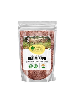 Bliss of Earth Halim Seeds for Eating, Organic Halim Seeds for Hair, Natural Garden Cress Seeds for Planting, Organic Aliv Seeds for Immunity Boost & Weight Management (Superfood) – 200g - pzsku/Z2E60B9527D00346D037CZ/45/_/1734862175/56105f4b-b084-48a6-bc78-47e86ddfd574