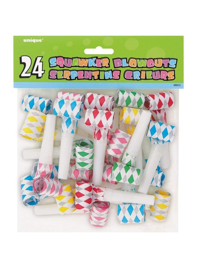 Party Supplies Design  Multi Color 4 Pieces - Image 5