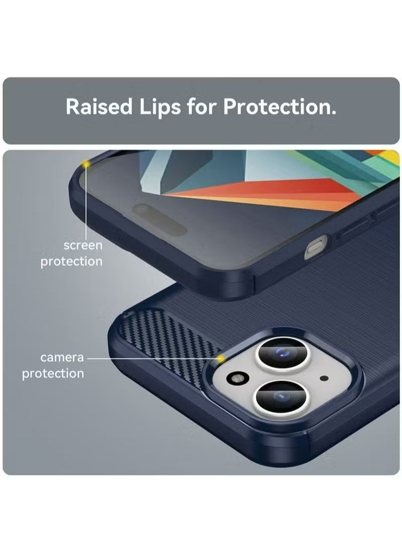 X-level iphone 15 Case Cover With Fashion Shock-Absorption Flexible TPU Bumper Soft Anti-Fingerprints Protective Mobile Phone Back Cove Protector Accessories For iphone 15  - Image 3