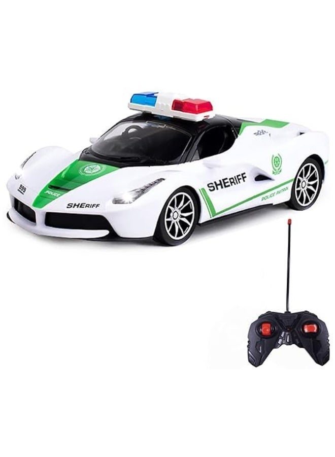Speed ​​Police Car Toy - 1:22 Scale Model with Openable Doors and Lights - Realistic Detailed Design for Kids - Image 2