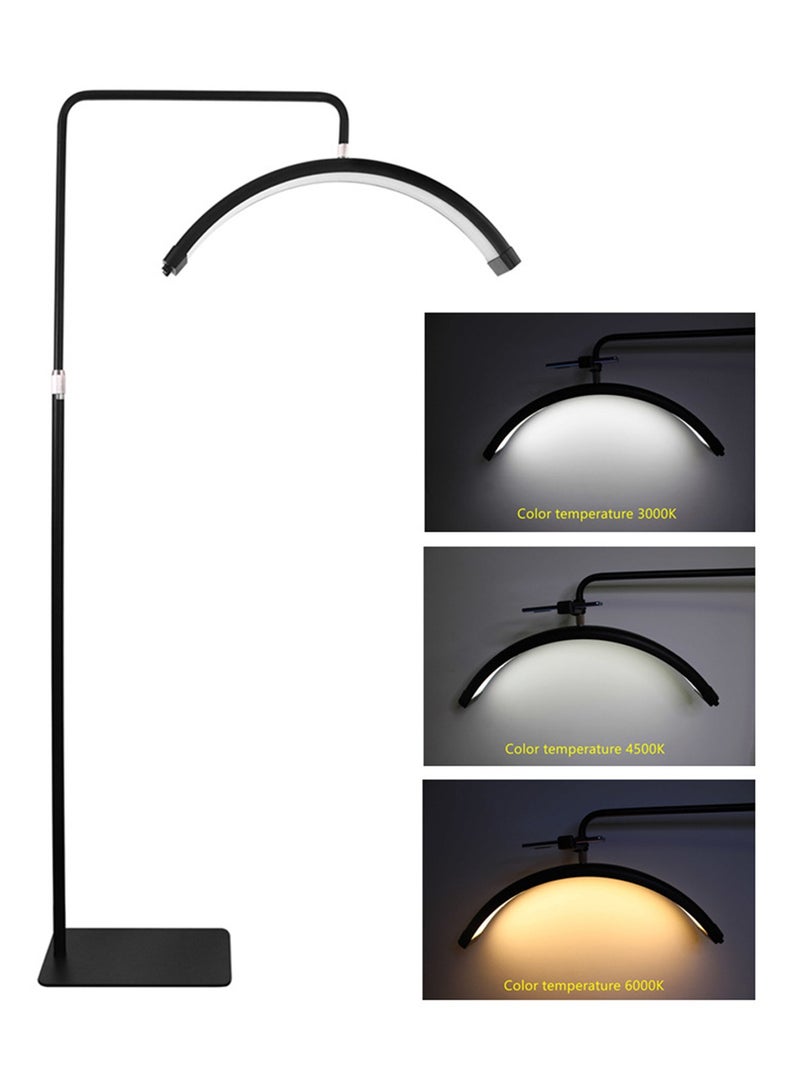 Sharpdo Beauty Eyelash LED Floor Lamp Half Moon Standing Lamp For Skincare Facialist 3000K-6000K Dimmable Standing Light Indoor Floor Lighting - Image 4
