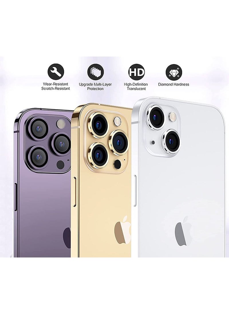 Generic - Camera Lens Protector For iPhone 14 Pro / 14 Pro Max Deep Purple - Image 1