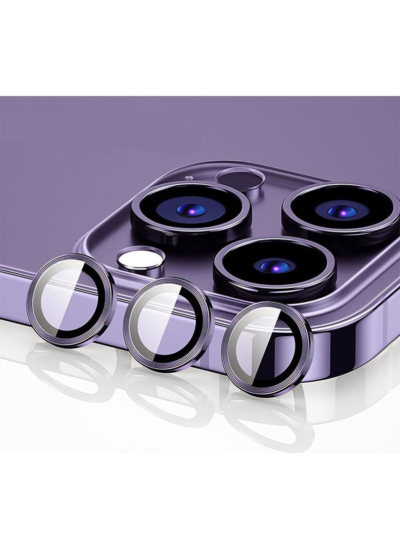 Generic - Camera Lens Protector For iPhone 14 Pro / 14 Pro Max Deep Purple - Image 1