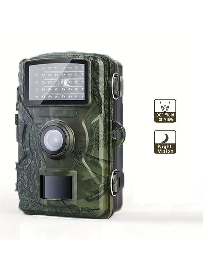 1 قطعة كاميرا تتبع بدقة 720P عالية الوضوح بشاشة 2 بوصة، مزودة برؤية ليلية واستشعار حركة PIR، مدى 393 7 بوصة - Image 1