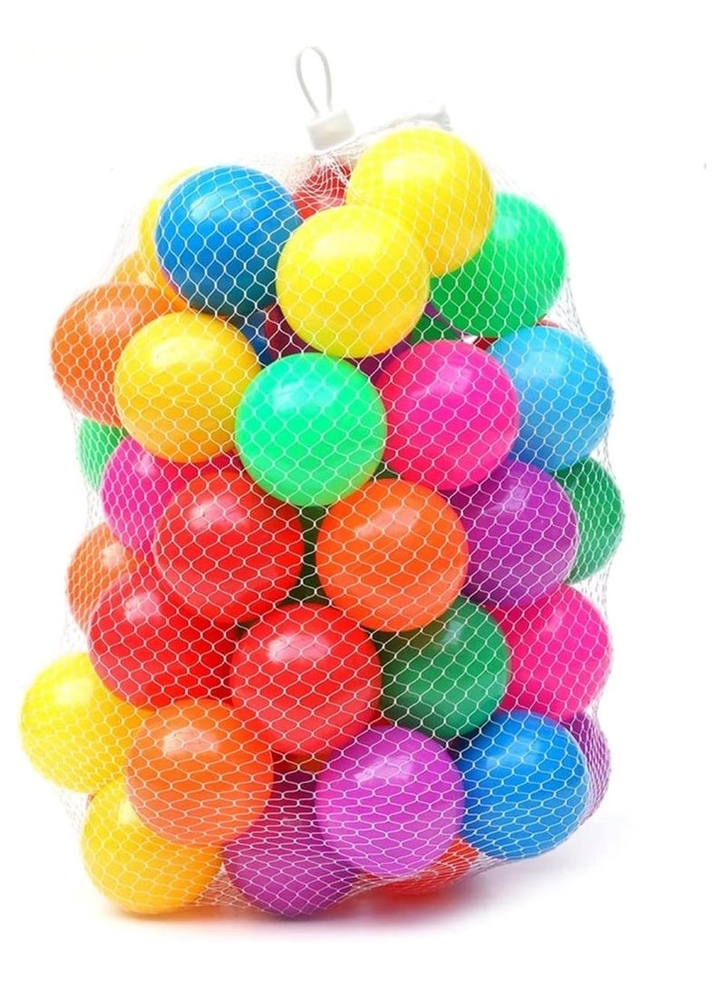 50-Piece Soft Ocean Pit Toy Balls Play Set – Multicolored, For Ages 1+ - Image 1