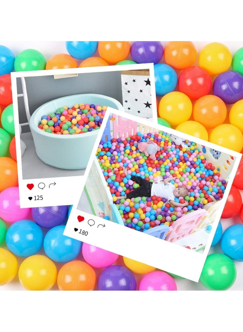 50-Piece Soft Ocean Pit Toy Balls Play Set – Multicolored, For Ages 1+ - Image 3