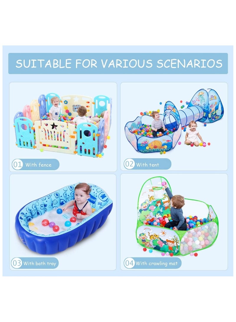 50-Piece Soft Ocean Pit Toy Balls Play Set – Multicolored, For Ages 1+ - Image 4