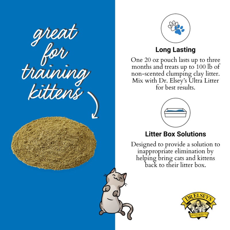 Dr. Elsey's Litter Box Attractant - Ultra Litter Attractant - 20 oz Pouch - Feline Behavior Modification & Training Tool - Image 3