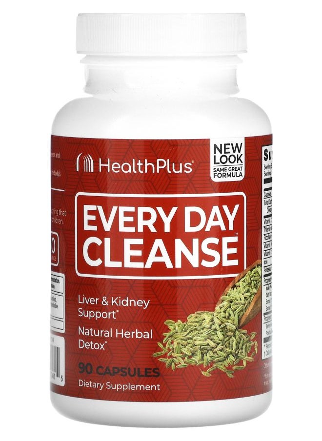 Health Plus Every Day Cleanse  90 Capsules 