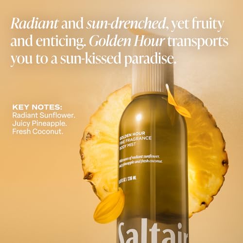 Saltair Body Mist 2 Pack - Fine Fragrance, Lightweight Body Spray Mist with Golden Hour Scent. Long Lasting Perfume Mist. 2x 8oz Bottles - Image 5