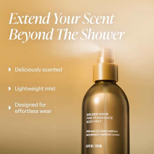 Saltair Body Mist 2 Pack - Fine Fragrance, Lightweight Body Spray Mist with Golden Hour Scent. Long Lasting Perfume Mist. 2x 8oz Bottles - Image 2