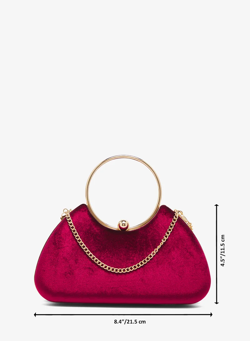 GLAMOROUS Pink Casual Top Handle Clutch for Women | Best Price UAE