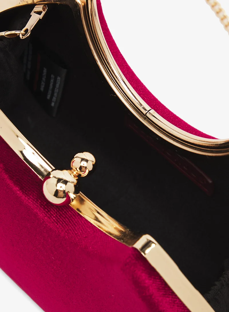 GLAMOROUS Pink Casual Top Handle Clutch for Women | Best Price UAE