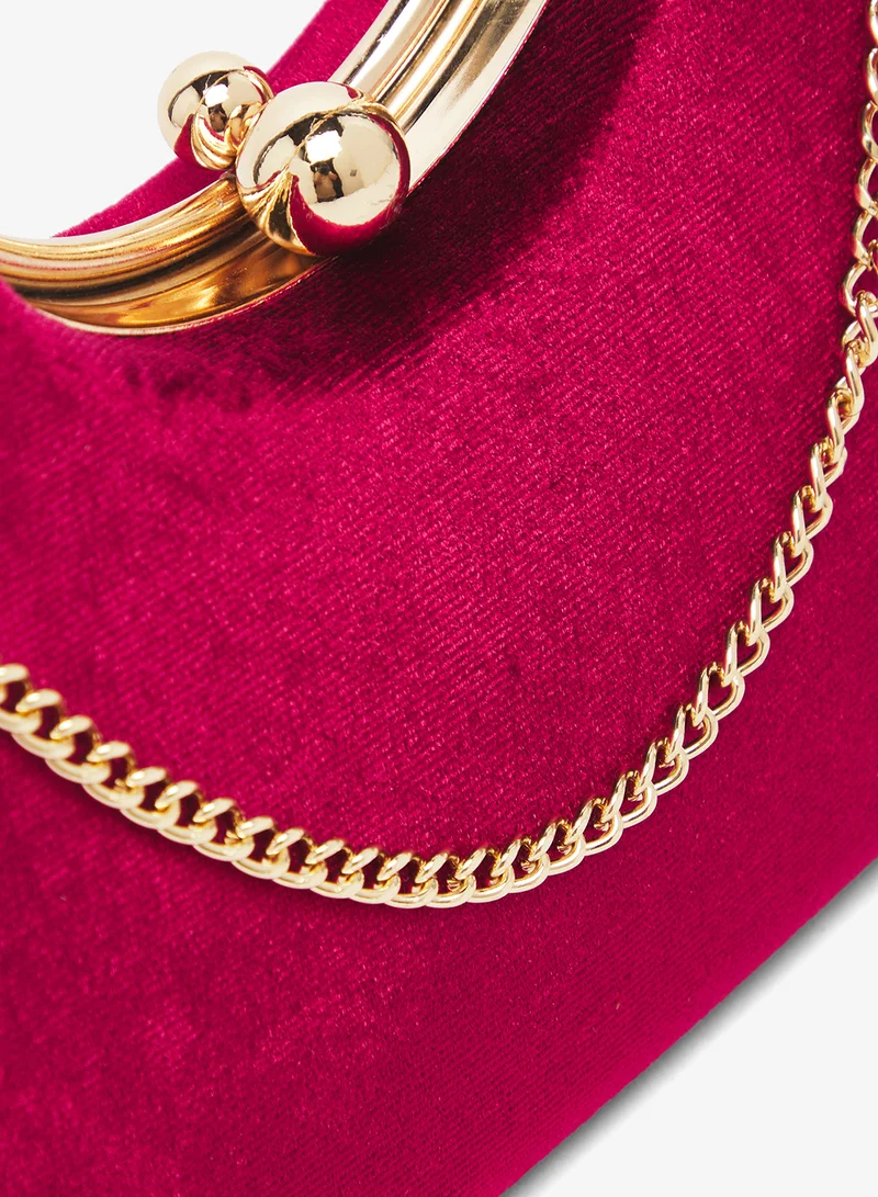GLAMOROUS Pink Casual Top Handle Clutch for Women | Best Price UAE