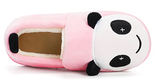 KVbabby Girls House Slippers Kids Plush House Shoes Boys Warm Cartoon Slippers Cute Animal Winter Indoor Shoes Pink 7-8 M US Toddler = Label Size 16/17 - Image 3