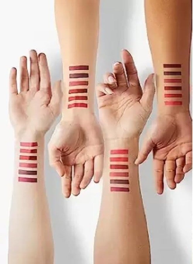 WUTEND Matte Mini Non-Transfer Waterproof Liquid Matte Mini Lipstick Set | Long-Lasting Smudge-Proof Lip Colors | Combo Pack of 4 Trendy Shades for Women - Image 3