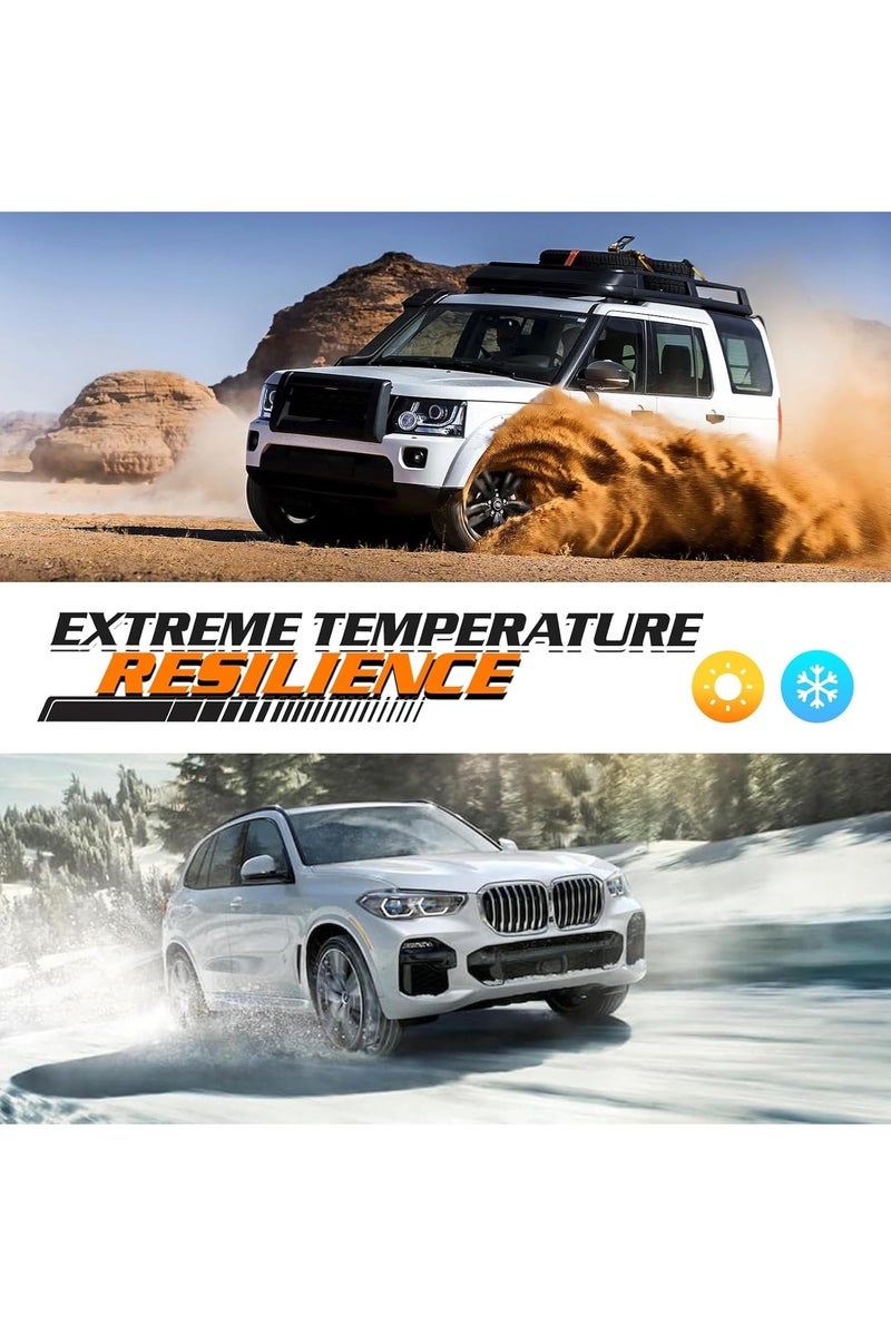 Tire Traction Mat Portable Recovery Track for Vehicle to Get Unstuck from Snow, Ice, Mud, and Sand, (Size : 60 * 22cm/24 * 8.6inch) (60 * 22cm/24 * 8.6inch) Recovery Traction Mat with Bag for Cars, Trucks, Van or Fleet Vehicle, Load 7.7 Ton - Image 5