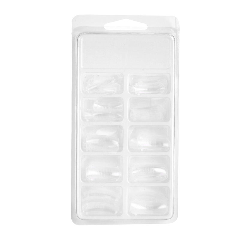 100pcs Clear Nail Form Full Cover Quick Building Gel Mold Tips Nail Extension DIY Manicure Tool - Image 1