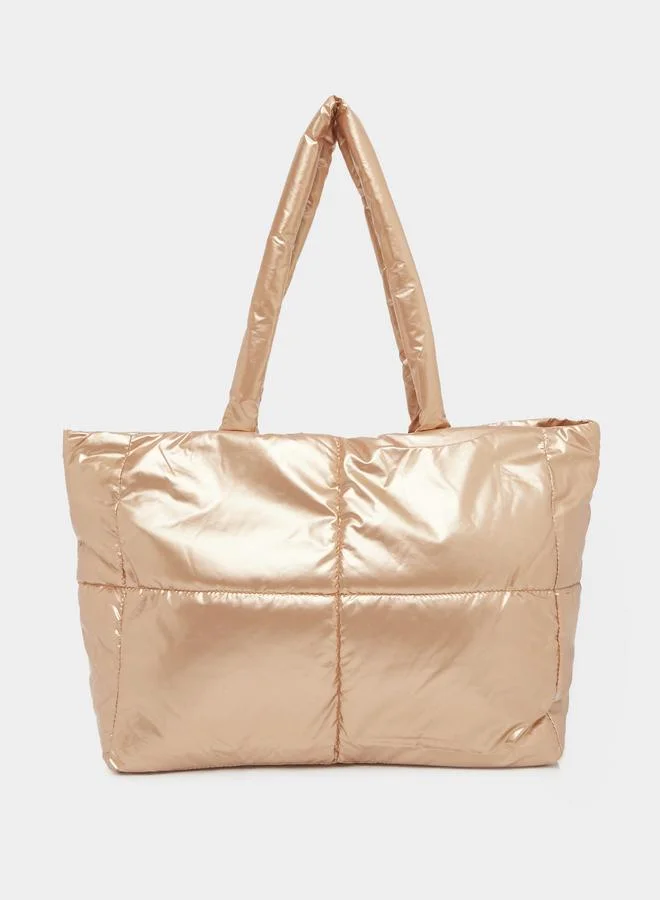 Styli Gold Padded Shopper Bag