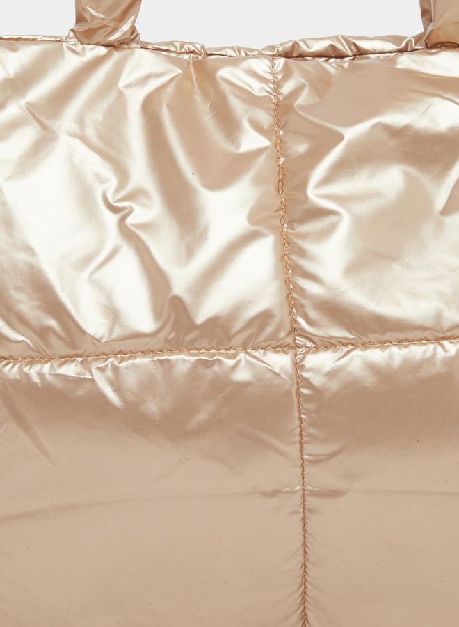 Styli Gold Padded Shopper Bag - Image 3