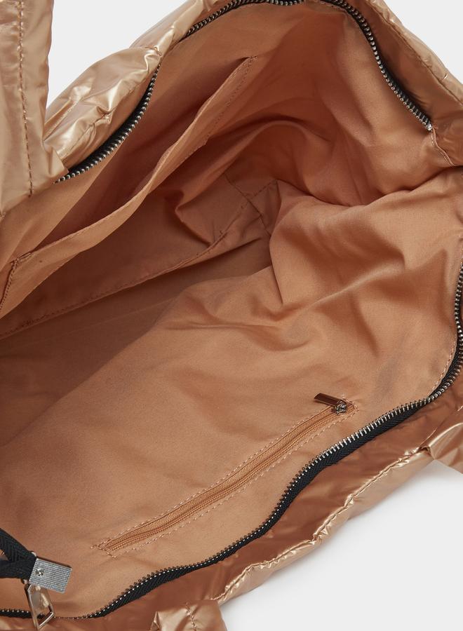 Styli Gold Padded Shopper Bag - Image 4