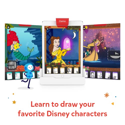 Osmo Super Studio Disney Princess Starter Kit for iPad Ages 511 Drawing Activities Osmo iPad Base Included - Image 5
