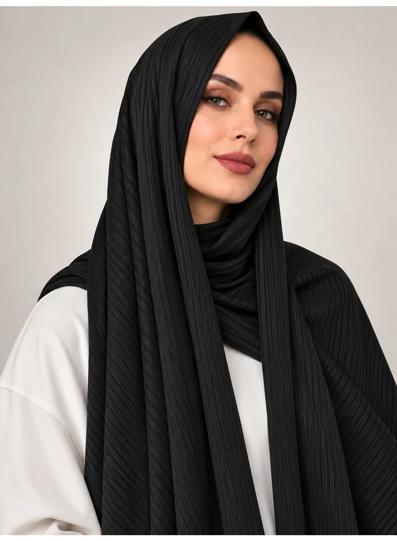 اوفيليا حزمة حجاب أوفيليا مكونة من قطعتين من الجيرسيه المضلع الفاخر - ناعم وخفيف الوزن