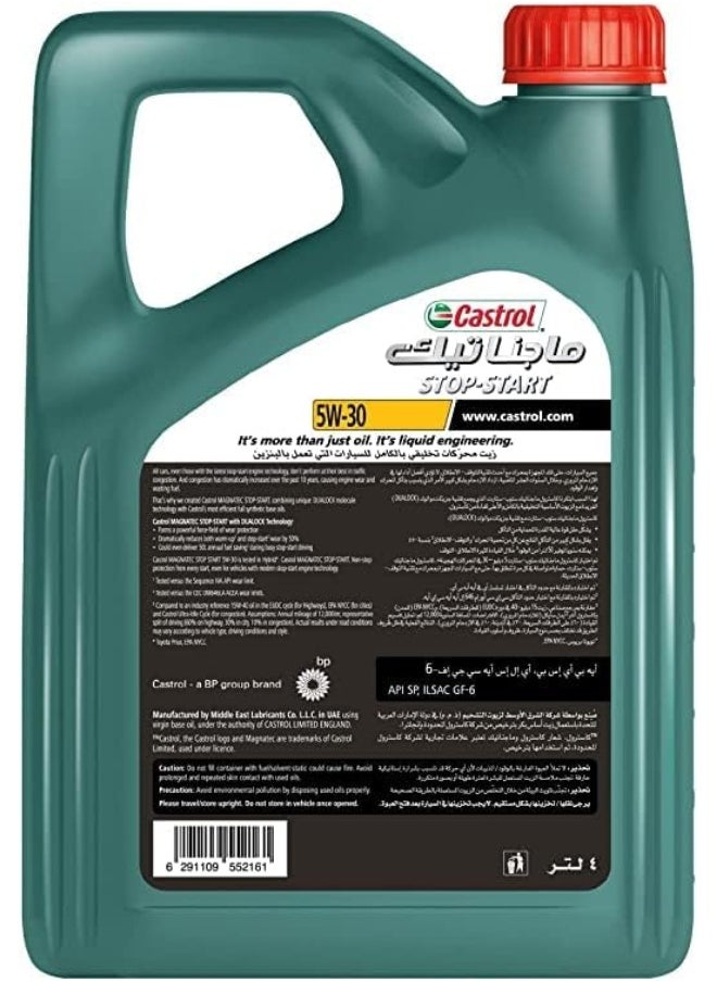Castrol Castrol 5W30 Magnatec Stop/Start Engine Oil 4 Litre  - Image 2