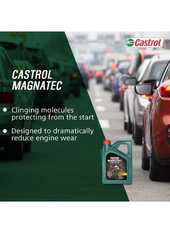 Castrol Castrol 5W30 Magnatec Stop/Start Engine Oil 4 Litre  - Image 3