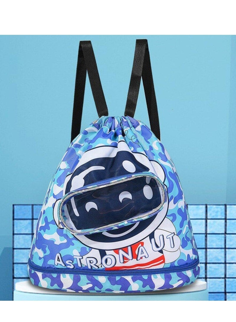 Swimming Bags for Kids, Kids Swimming Backpack,School Bag Dry Wet Separation,Sports Gym PE Bag,Waterproof Beach Backpack for Swimming Beach Pool School Gym Sports Travel  - Image 1