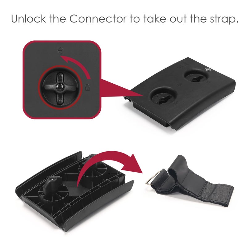 Beberoad Love R1 Stroller Connector, Twin Stroller Double Stroller Connector for R1 Travel Stroller, Turns Two Single R1 Strollers into a Double Stroller (Only Fits for R1 Stroller) - Image 5
