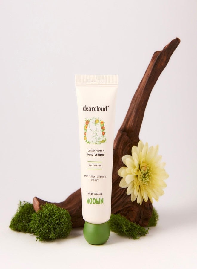 dearcloud Moomin Rescue Butter Hand Cream - Ultra Repair for Dry, Cracked Hands, Shea Butter, Vitamin E, and Vitamin F (Yuzu Matcha) - Image 3