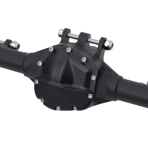 FACCNOY CNC Aluminum Front Rear Straight Axle for 110 RC Crawler Axial SCX10 II Vanquish VS410 Chassis Black - Image 5