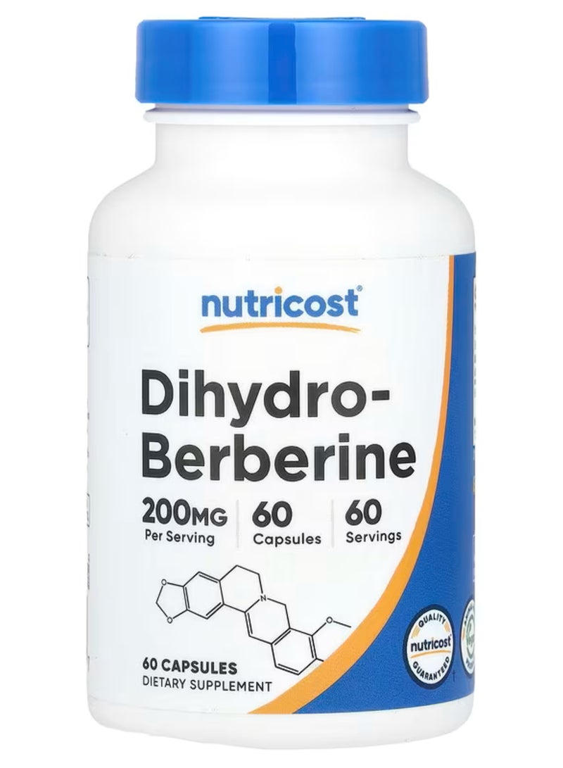 Nutricost Dihydroberberine, 200 mg, 60 Capsules - Image 1