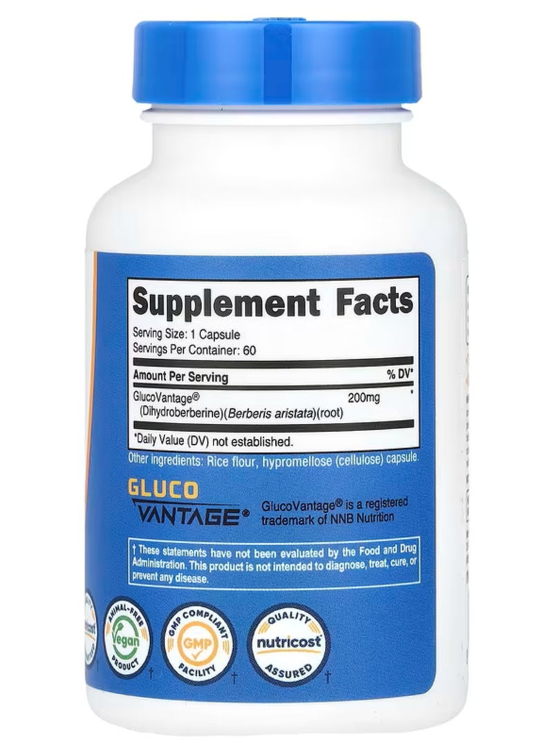 Nutricost Dihydroberberine, 200 mg, 60 Capsules - Image 2