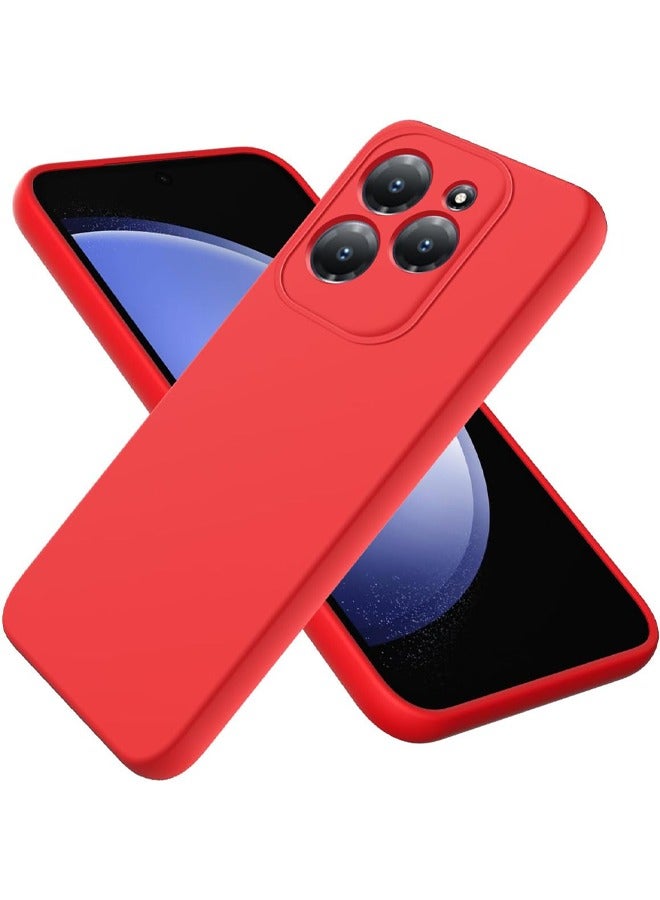 ريكون لاين غطاء حافظة Infinix Hot 40/40 Pro، حافظة هاتف واقية من السيليكون لهاتف Infinix Hot 40/40 Pro، غطاء نحيف رفيع لكامل الجسم يحمي غطاء ناعم مقاوم للصدمات لهاتف Infinix Hot 40/ Infinix Hot 40 Pro، أحمر - Image 1